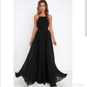 Beautiful Lulu open back for chiffon dress